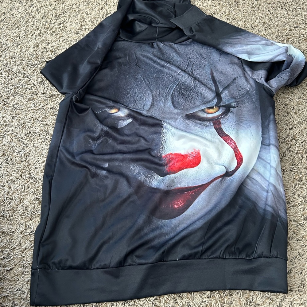 IT face hoodie